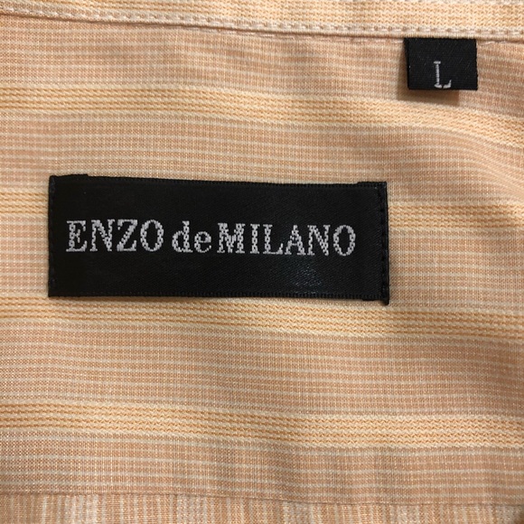 Enzo de Milano men’s short sleeve shirt size Large - Picture 5 of 6